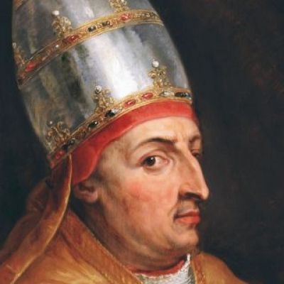 En el papado de Nicolás V  la procesión del Corpus discurrió por las calle de Roma  en 1447